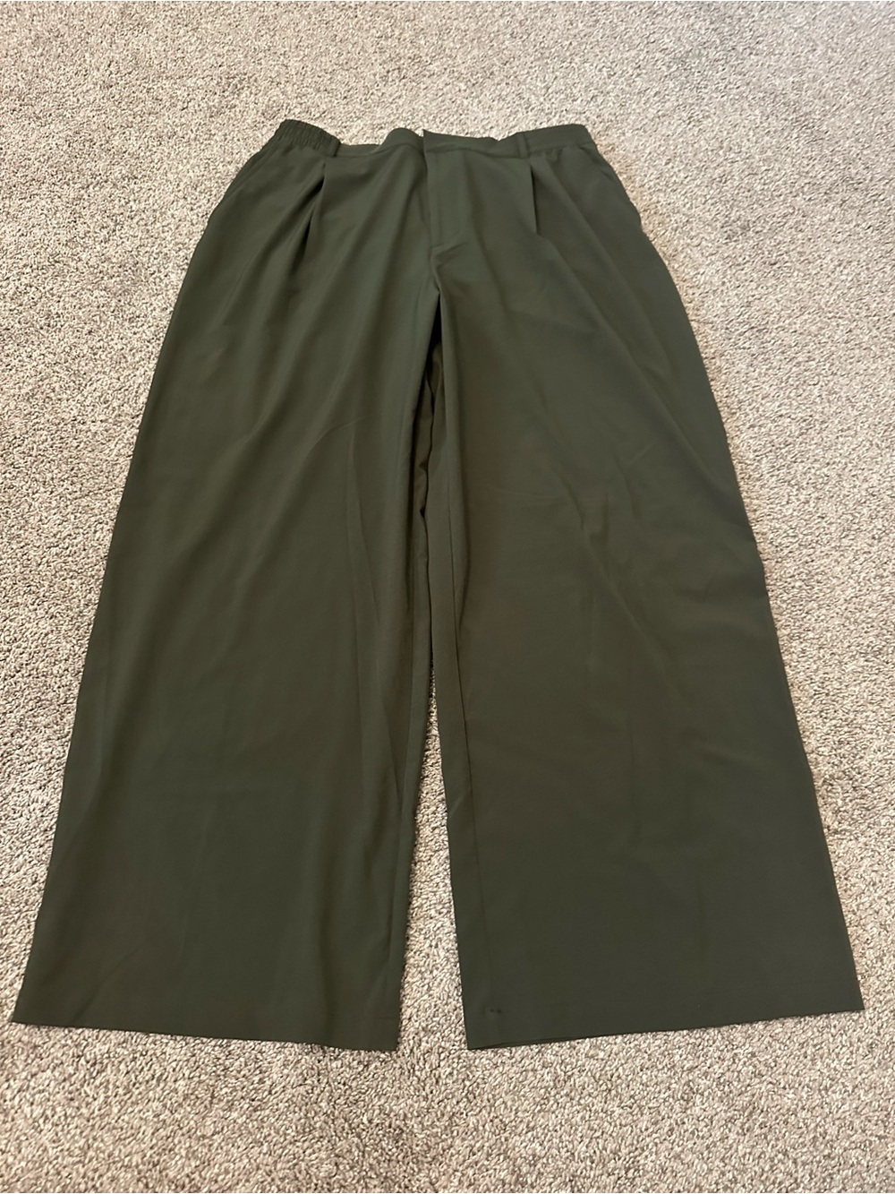 GAP Olive Green GapFit Elastic Waist Pants